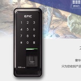 韩国原装进口EPIC指纹锁三星级密码锁防盗门锁RF卡智能门锁辅助锁