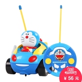 哆啦A梦儿童遥控车 宝宝智能遥控汽车卡通方向盘女孩男孩玩具小车