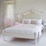 欧式实木雕花床美式乡村1.5/1.8米双人床婚床简约现代卧室公主床