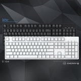 樱桃g键盘C104PBT透光键帽游戏背光机械 黑轴青轴f阿祖外设iKBC F
