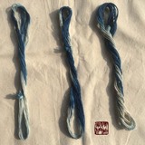植物染色蓝染扎染纯棉粗线刺子绣手工针缝线DIY粗线每股2元