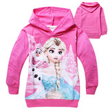 春秋季冰雪奇缘皇后 Frozen 童装女童开衫外套 儿童长袖卫衣