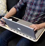 【爱绿优礼】腿膝上桌笔记本电脑散热垫板macbook苹果床沙发竹木