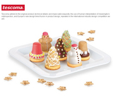 捷克 tescoma DELICIA系列圣诞节蜂巢饼干模具 美味曲奇干 631646