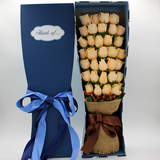 特价新款鲜花礼盒成都鲜花速递同城生日鲜花店11朵19朵香槟玫瑰花