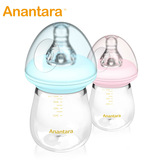 恩诺童玻璃奶瓶宝宝奶瓶 新生儿婴儿防胀气幼儿母婴用品