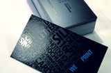 UV水晶字烫金烫银凹凸特种纸黑卡创意个性高档名片印刷制作包邮