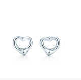 蒂芙尼美国正品代购 Tiffany OPEN HEART EARRINGS耳钉