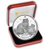 英国马恩岛猫系列(20)2007年美国布偶猫布拉多尔猫银币