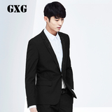 GXG男士商务西服 秋季男士时尚修身黑色西装上衣外套 51113077