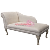 欧式美式乡村布艺软包贵妃椅沙发凳大小户型客厅时尚沙发凳贵妃椅