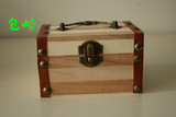 木质化妆品盒实木公主首饰品盒桌面收纳盒木制珠宝盒化妆盒带镜子