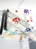出口日本hoppettat同款婴儿空调被纯棉六层纱布蘑菇盖被包被浴巾