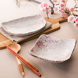 家用日式陶瓷餐具异形盘日本菜盘料理寿司盘创意餐盘刺身板瓷盘子