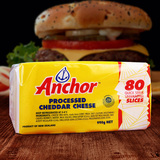 安佳芝士片 新西兰原装进口安佳干酪奶酪切片80片990g奶酪芝士片