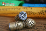 西藏藏式老印章法印小铜印藏印章尼泊尔纯铜手工雕刻个性藏印01