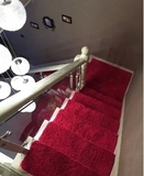 定制加厚欧式雪尼尔楼梯垫木板踏步地垫走廊学生宿舍防滑地毯水洗
