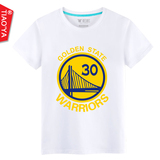 金州勇士队库里T恤运动短袖30号球衣 勇士库里打篮球衣服潮半袖衫