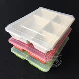 批发PP塑料透明盖子五格餐盒便当盒商务办公套餐食堂饭盒分格餐盒