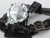 强光T6超远射自行车工矿led铝合金户外头戴式头灯2节电池套装