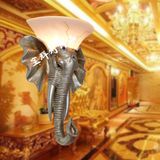 欧式大象壁灯客厅墙壁床头卧室灯具楼梯过道壁灯餐厅水晶灯饰