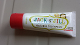 澳洲代购直邮Jack N' Jill 天然有机无氟可吞食草莓味儿童牙膏