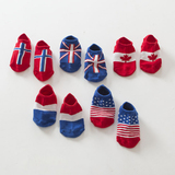 婴儿船袜1-3岁春秋薄款棉女宝宝袜子男儿童袜地板鞋6-12个月防滑