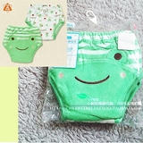 现货日本代购西松屋青蛙6层防水儿童如厕训练内裤宝宝布尿裤2条装