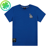 韩国包邮！MLB KIDS儿童专柜正品代购16夏棒球服 NY/LA纯色T恤