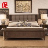 实木床进口红橡木卧室家具美式欧式1.8M/1.5m艾芙迪95-703