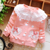 女宝宝外套婴儿衣服0-1-2-3岁韩版6个月女童春秋装纯棉长袖开衫潮