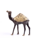 全铜材质骆驼来自埃及 做工精致 栩栩如生 橱柜摆件 工艺品