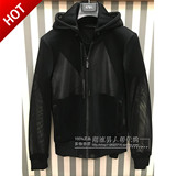 GXG男装正品专柜代购 男士夏装新款时尚黑色修身休闲夹克52221800