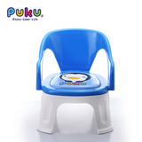 PUKU蓝色企鹅宝宝叫叫椅儿童椅子幼儿园婴儿小板凳加厚靠背小椅子