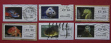 爱尔兰 信销 海洋生物邮票剪片 6枚