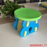 EVA环保圆盘儿童桌椅 拼接组装宝宝桌子椅子 厂家店铺出口品质