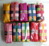 韩国进口化妆包 长方形 七彩化妆包 旅行用便携式