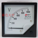 直销优质交流电压指针仪表6L2-1000V 外形尺寸：80*80mm