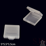 PP透明塑料五金工具盒零件盒元件盒连体收纳盒分类盒小号空盒有盖