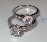 香港正品代购蒂芙尼铂金钻戒Tiffany六爪1克拉求婚戒指指环女包邮