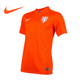 男短袖耐克运动T恤NIKET恤577962 2014年夏荷兰主场针织球队上衣