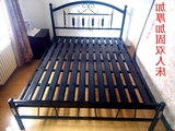 单人床 加厚铁艺床 欧式铁床床架席梦思床1.2米1.5米特价双人床