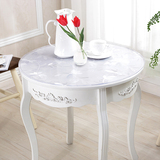 圆形桌PVC透明磨砂桌布垫软玻璃桌垫茶几垫防水防油水晶板垫台布