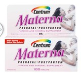 加拿大善存雀巢惠氏玛特纳Materna孕妇产后复合维生素叶酸100粒