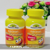 澳洲代购直邮Nature's Way 佳思敏儿童维生素c+锌软糖香橙味60粒
