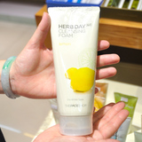 韩国正品代购The Face Shop菲诗小铺 柠檬洗面奶170ml美白 控油