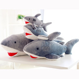 创意大鲨鱼毛绒玩具公仔抱枕玩偶布娃娃大小号送男女儿童生日礼物