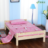 小床定做实木儿童床带护栏男孩女孩单人床松木大床加宽加长拼接床