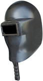 全新升级黑色电焊面具 烧焊面罩 手提式防水面罩 手持式电焊面罩