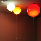 海滔儿童房灯温馨卧室吸顶灯LED设计师创意餐厅吧台彩色气球灯